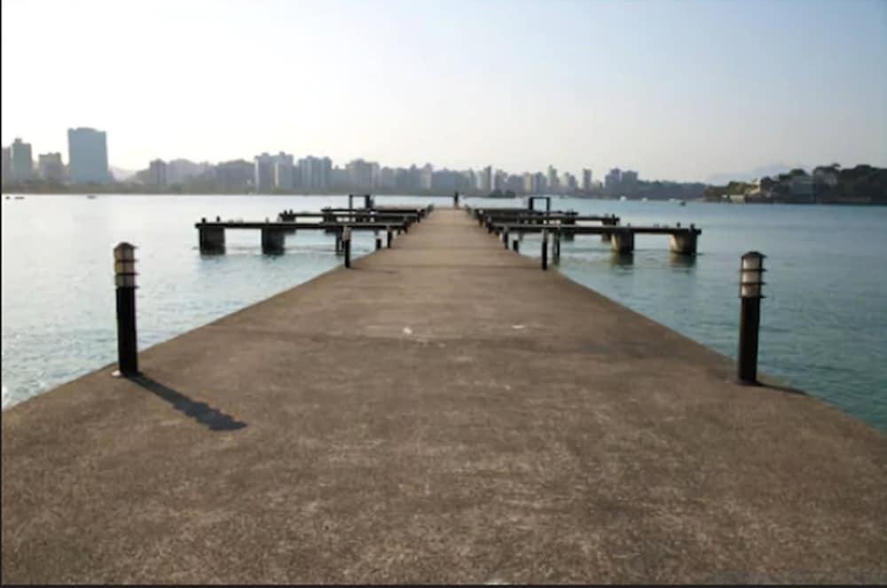 Hotel Senac Ilha Do Boi 维多利亚 外观 照片 View of the pier at the park