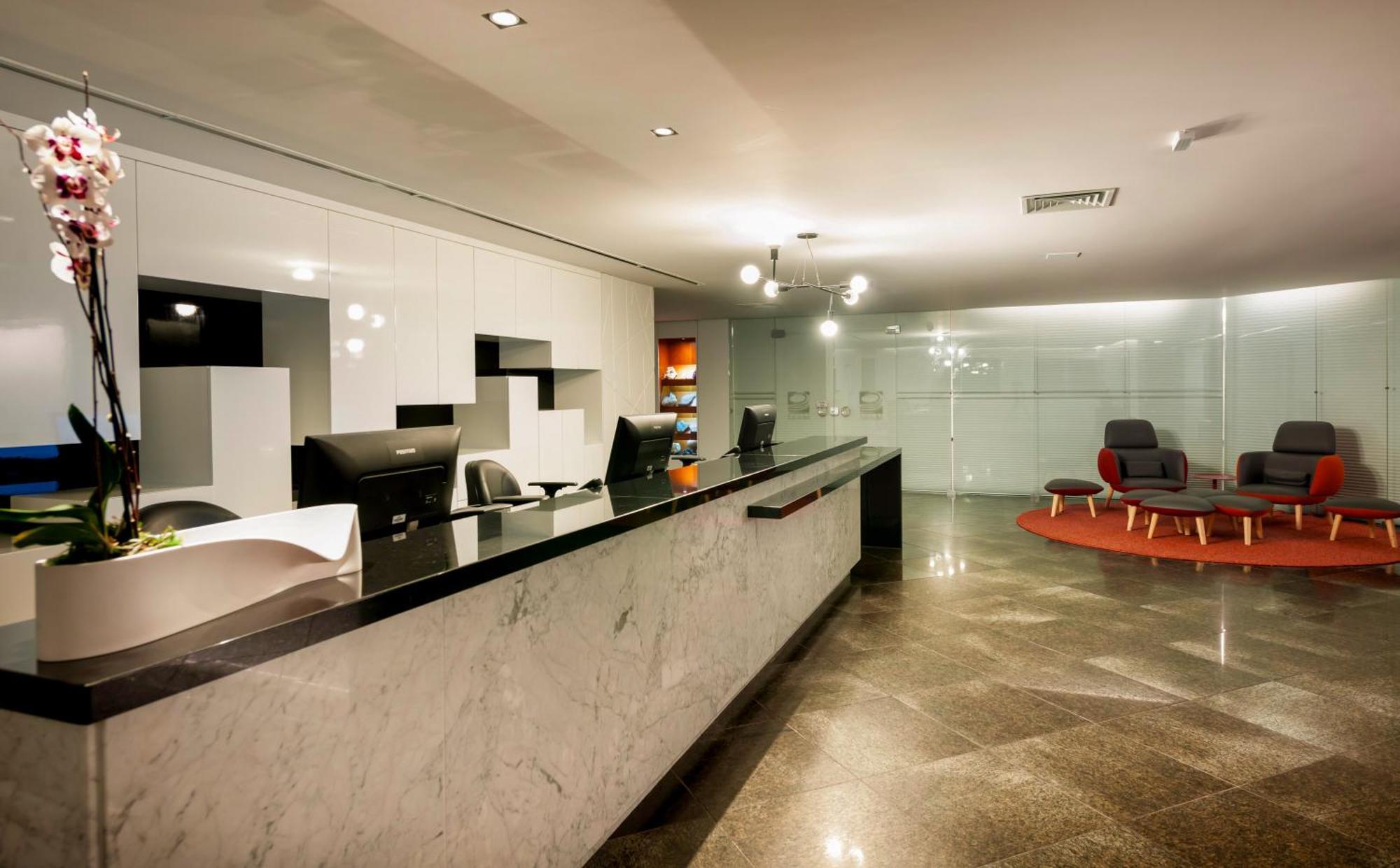 Hotel Senac Ilha Do Boi 维多利亚 外观 照片 Reception area