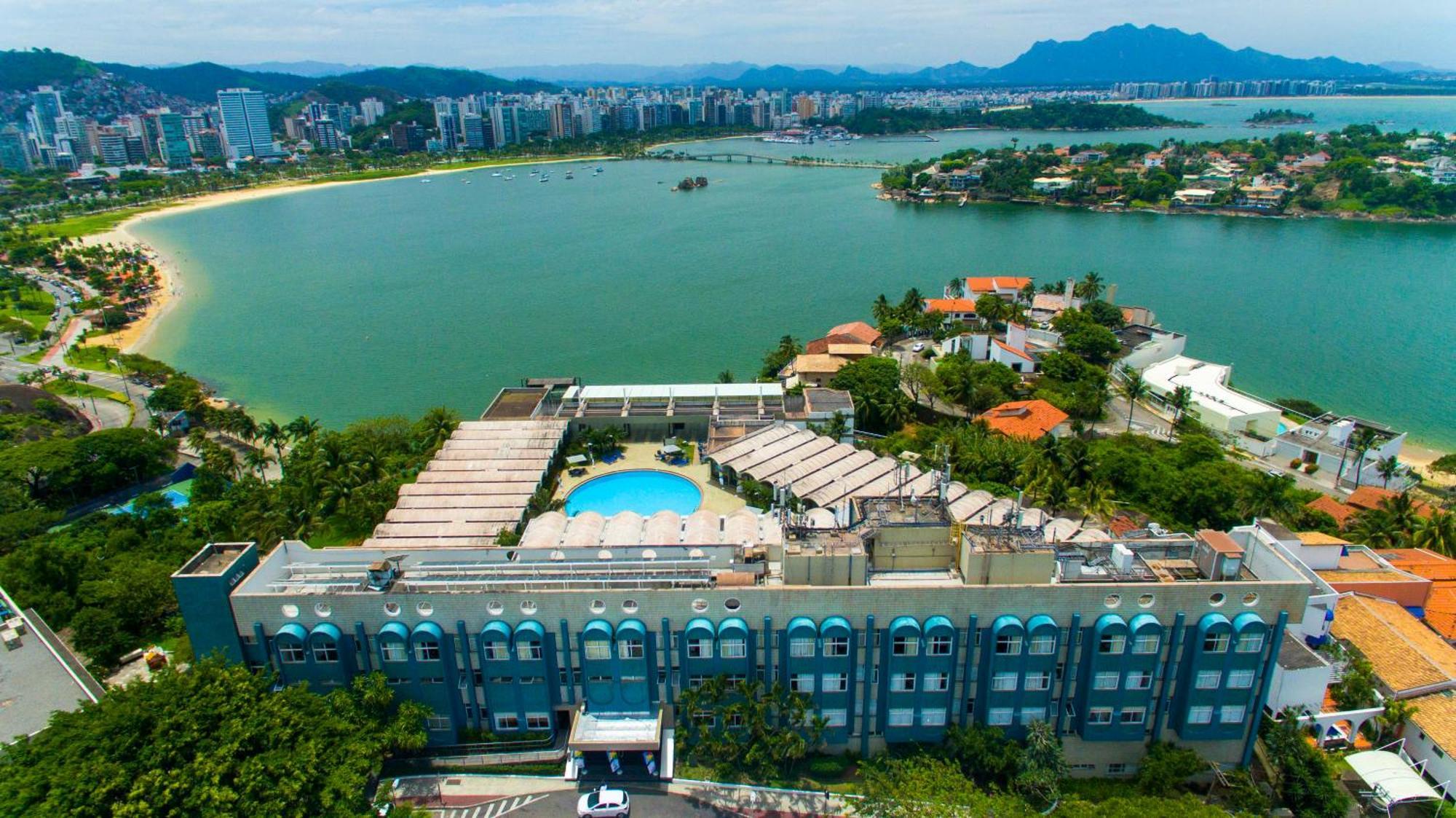 Hotel Senac Ilha Do Boi 维多利亚 外观 照片 Aerial view of the hotel